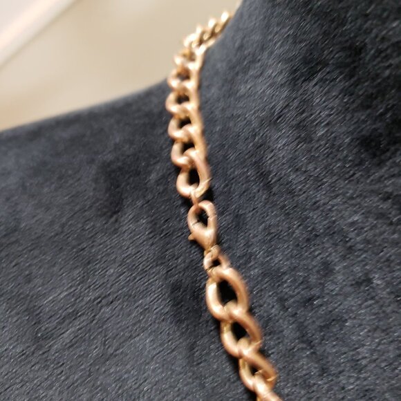 Celebrity Style Gold Lion Face Cuban Chain Choker Pendant Necklace - Picture 6 of 6